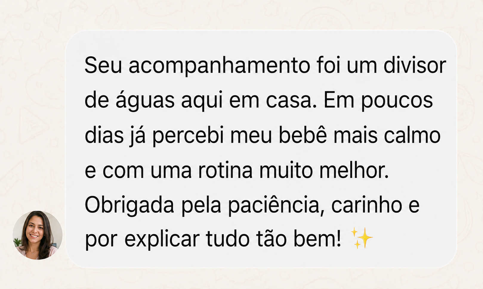 Depoimento de uma mãe sobre o Soninho Certo 2